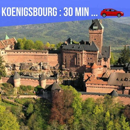 Le Red St Leon : Lit Queen Size * Wifi * Ideal Couple Колмар Екстериор снимка
